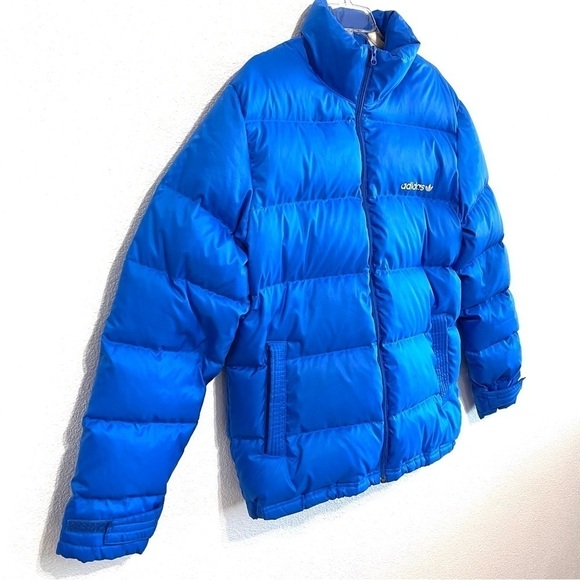 Adidas Original Classic Men Blue Puffer Ski Winter Jacket Size M - Picture 9 of 16
